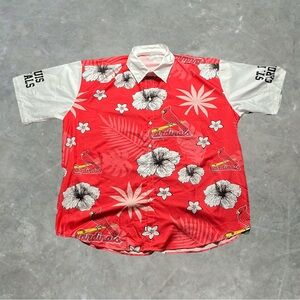 ☀️ St. Louis Cardinals MLB Baseball Hawaiian Shirt Mens Size XXL Red AOP
